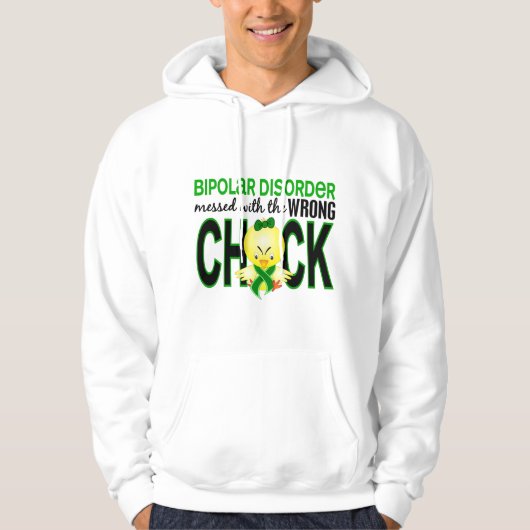 Overseinen met verkeerde bipolaire stoornis hoodie (Voorkant)