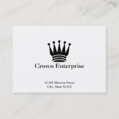 Oversize solide blauwgroen bedrijf logo traditione visitekaartje (Achterkant)