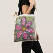 Oversized Bloem Tote Bag (Dichtbij)