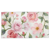 Oversized bloemen in roze kussensloop (Voorkant-Rechts)