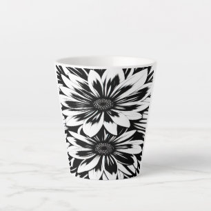Oversized Flowers Latte Mok