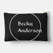 Oversized Initialen in wit en zwart Etui (Achterkant)