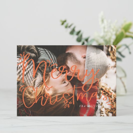 OVERSIZED KERSTKAART (Staand voorkant)