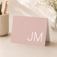 Oversized Monogram Eerste Letters Roze Roze Vouw