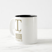 Oversized Monogram "I" PATRIOT Mok — Krachtig (Voorkant links)