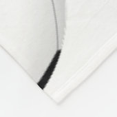 Oversized rode zwarte voetballen atletische inrich fleece deken (Hoek)