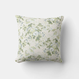 Oversized Salie Chintz Bloem, Botanisch Kussen