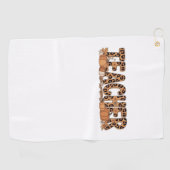 Oversized T-shirt voor leerkrachten Golfhanddoek (Horizontaal)