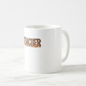 Oversized T-shirt voor leerkrachten Koffiemok (Voorkant rechts)