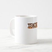 Oversized T-shirt voor leerkrachten Koffiemok (Voorkant links)