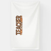 Oversized T-shirt voor leerkrachten Spandoek (Verticaal)