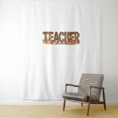 Oversized T-shirt voor leerkrachten Wandkleed (In situ)