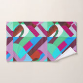 Oversized watercolor strepen bad handdoek (Handdoek)