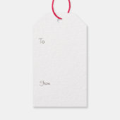 Overslaan met cadeaulabels voor foxtail (Achterkant)