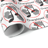 Overspeelde gerecycleerde muziek cadeaupapier (Rol Hoek)