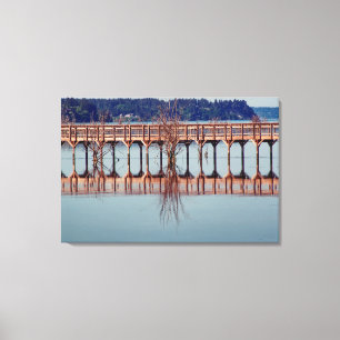 Overspiegeling Canvas Afdruk