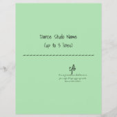 Oversplits vs. Savoy Kicks Celadon Flyer (Achterkant)