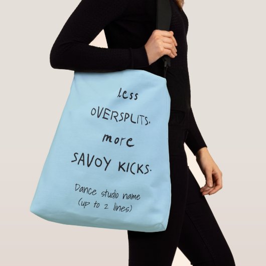 Oversplits vs. Savoy Kicks Studio Alaska Blue Crossbody Tas (Dichtbij)