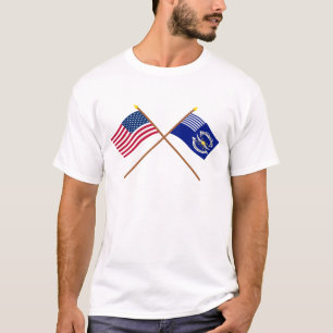 Overspoelde Amerikaanse en 2e Regiment Light Drago T-shirt