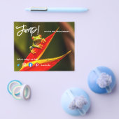 overstap naar de vastgoedmarkt verkoop thuiskikker flyer (Enkel)