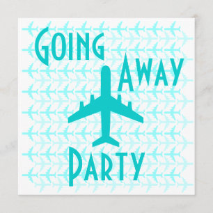 Overstapkaartenvliegtuig Blauwgroen Kaart