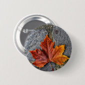 "Overstappen in herfst" Ronde Button 5,7 Cm (Voorkant /achterkant)