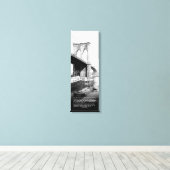 Oversteek Brooklyn Veerboot Walt Whitman Canvas Afdruk (Insitu (Houten vloer))
