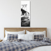 Oversteek Brooklyn Veerboot Walt Whitman Canvas Afdruk (Insitu (Slaapkamer))