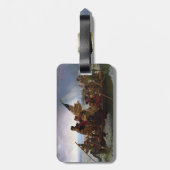 Oversteek Delaware 1776: Generaal George Washingto Bagagelabel (Achterkant verticaal)