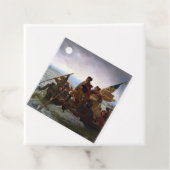 Oversteek Delaware 1776: Generaal George Washingto Bedankjes Labels (In situ)