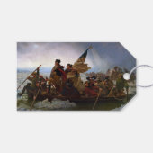 Oversteek Delaware 1776: Generaal George Washingto Cadeaulabel (Voorkant (Horizontaal))