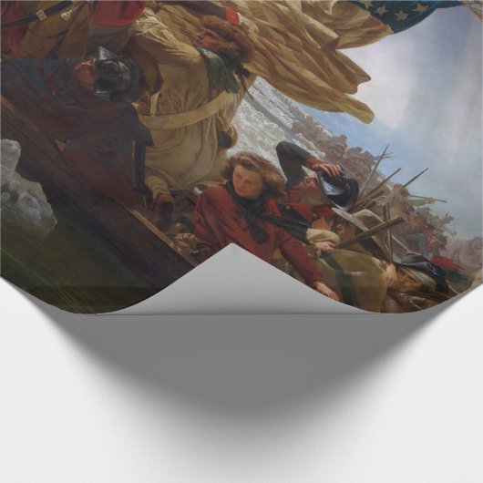 Oversteek Delaware 1776: Generaal George Washingto Cadeaupapier (Hoek)