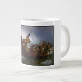 Oversteek Delaware 1776: Generaal George Washingto Grote Koffiekop (Voorkant rechts)