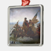 Oversteek Delaware 1776: Generaal George Washingto Metalen Ornament (Links)