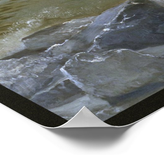 Oversteek Delaware 1776: Generaal George Washingto Poster (Hoek)