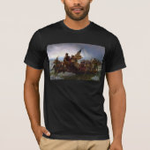 Oversteek Delaware 1776: Generaal George Washingto T-shirt (Voorkant)
