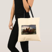 Oversteek Delaware 1776: Generaal George Washingto Tote Bag (Voorkant (product))