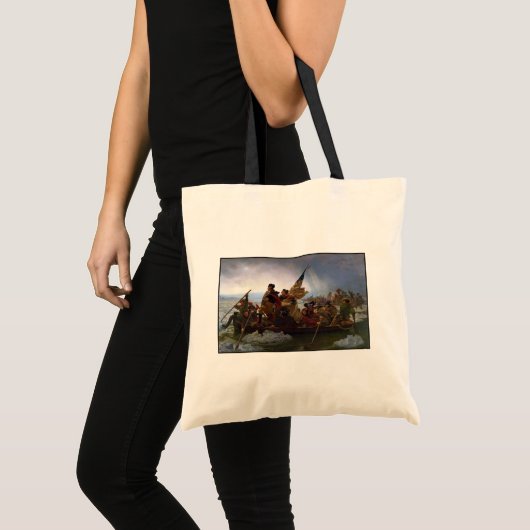 Oversteek Delaware 1776: Generaal George Washingto Tote Bag (Voorkant (product))
