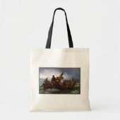 Oversteek Delaware 1776: Generaal George Washingto Tote Bag (Voorkant)