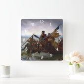 Oversteek Delaware 1776: Generaal George Washingto Vierkante Klok (Huis)