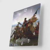 Oversteek Delaware 1776: Generaal George Washingto Vierkante Klok (Hoek)