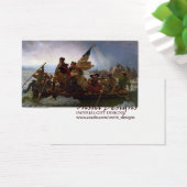 Oversteek Delaware 1776: Generaal George Washingto Visitekaartje (Bureau)