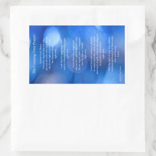 Oversteek over het gebed© Kaart Sticker (Tas)