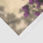 Oversteken, portret Floral Bird Fence Clock Tissuepapier (Detail)