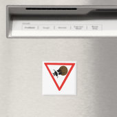 Overstekende mestkever, verkeersbord, Zuid-Afrika Magneet (Insitu (Vaatwasser))