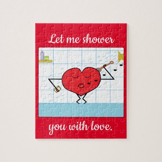 Overstelpen je met liefde legpuzzel (Verticaal)