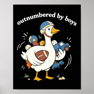 Overstelpt Grafisch Poster
