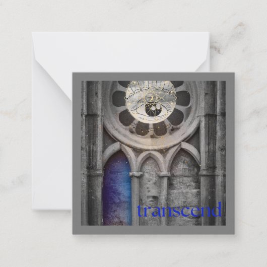 overstijgen notitiekaartje (Voorkant)