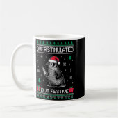 Overstimulated But Festive Christmas Ugly Penguin  Koffiemok (Links)
