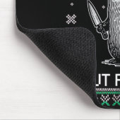 Overstimulated But Festive Christmas Ugly Penguin Muismat (Hoek)